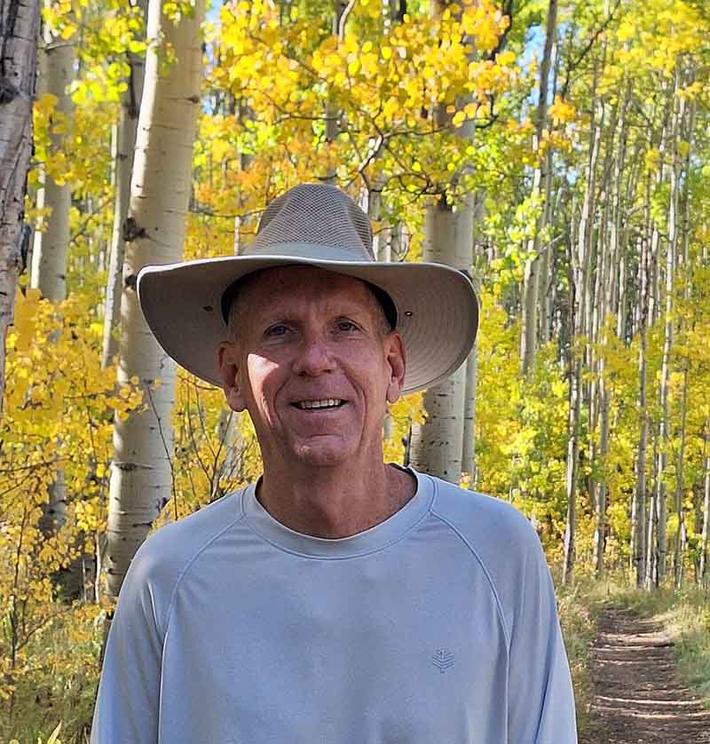 Image of Kevin Clark casual in forrest